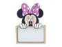 Wondee Lampara personalizable de madera con diseño de Minnie, funciona con batería, potencia 0.6W, flujo luminoso 60 lm