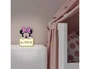 Wondee Lampara personalizable de madera con diseño de Minnie, funciona con batería, potencia 0.6W, flujo luminoso 60 lm