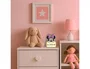 Wondee Lampara personalizable de madera con diseño de Minnie, funciona con batería, potencia 0.6W, flujo luminoso 60 lm