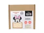 Wondee Lampara personalizable de madera con diseño de Minnie, funciona con batería, potencia 0.6W, flujo luminoso 60 lm