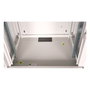 ROLINE Bastidor de Pared Rack 19 Pulgadas 12U Profundidad 600 mm - 26.21.0004 - Gris, con Bloqueo de Teclado y Puerta de Cristal