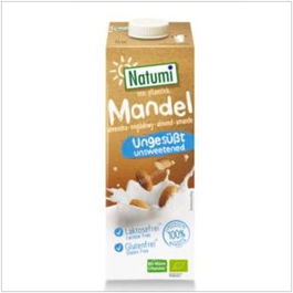 NATUMI Bebida Vegetal De Almendra Sin Azúcar Bio 8x1Lt