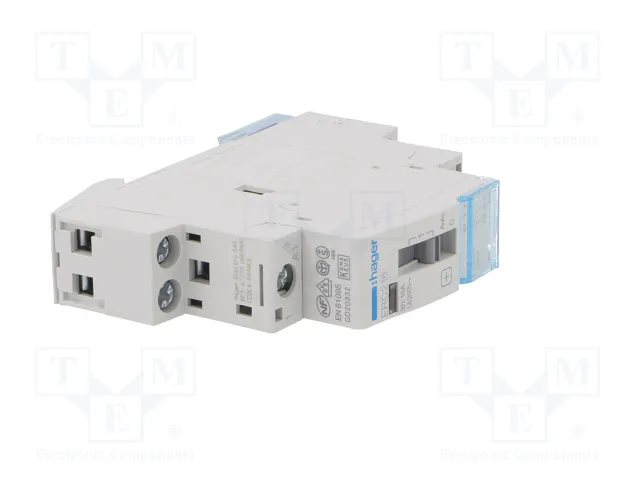 HAGER Relé de instalación monoestable NA x2 16A IP20