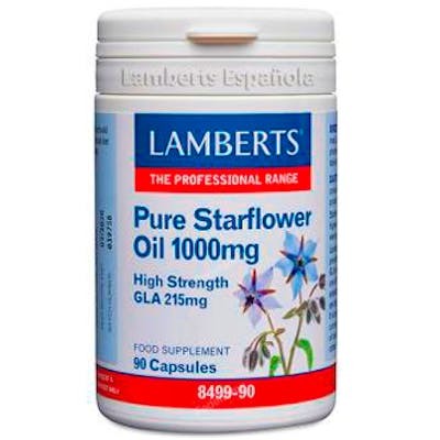 Lamberts Aceite de Borraja Puro 1000mg 90 Cápsulas