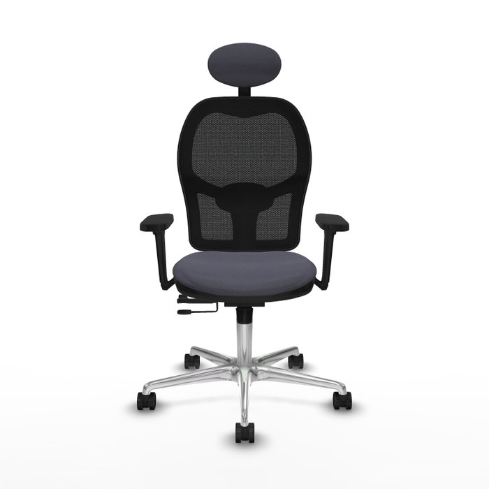 PIQUERAS Y CRESPO Silla de oficina Jorquera Gris oscuro con mecanismo Sincro/Traslack PIQUERAS Y CRESPO Silla de oficina Jorquera Gris oscuro con mecanismo Sincro/Traslack