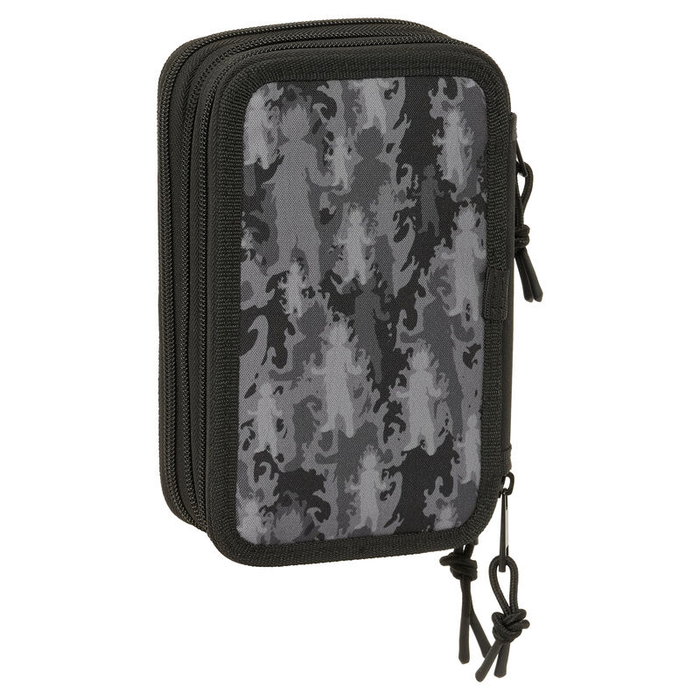 SAFTA Plumier Dragon Ball Triple 37 Piezas con Goma, Lápiz, Bolígrafos, Rotuladores y Colorines