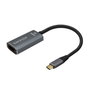Aisens Conversor USB-C a HDMI 4K@60Hz Gris, 15cm