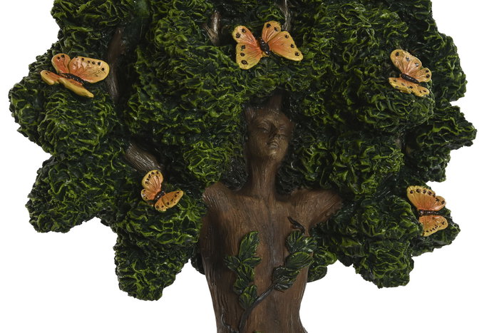 DKD Home Decor Figura Madre Naturaleza Verde