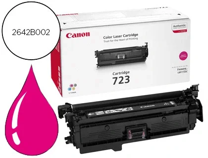 Canon Cartucho de Tóner 723 Magenta para i-SENSYS LBP7750Cdn