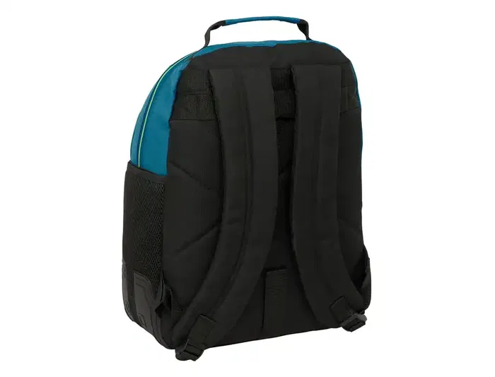 Mochila Escolar Munich Land Negro Verde 32 x 42 x 15 cm