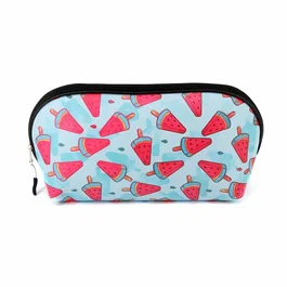 Oh My Pop Neceser Jelly Fresh Multicolor con Gran Capacidad Interna, Bolsillo Interior y Cremallera para Cosméticos