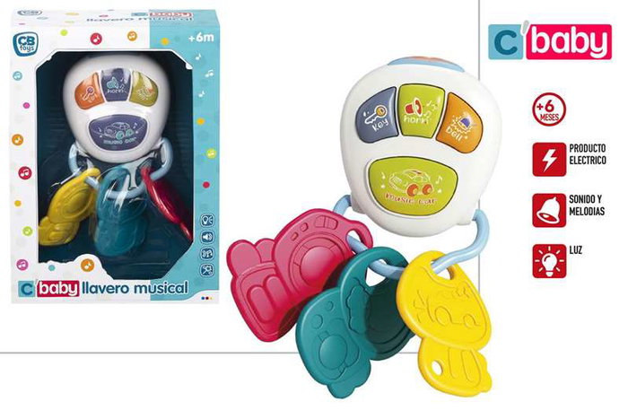 Sonajero mando musical con luz y sonido - modelos surtidos