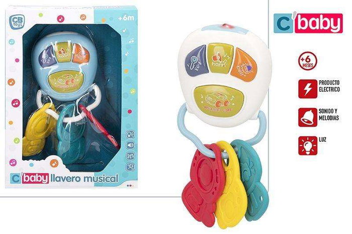 Sonajero mando musical con luz y sonido - modelos surtidos