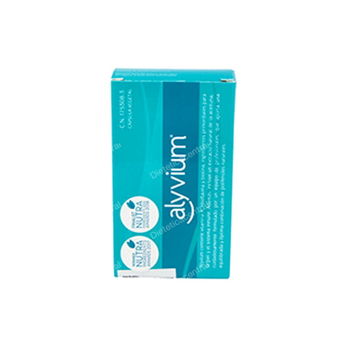 ALYVIUM 60 Cápsulas. Suplemento para la piel con Vitamina A, B2, Biotina y Polifenoles de Oliva. Antioxidante. Apto para vegetarianos.