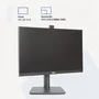 Iggual ML24WC Monitor 23.8" IPS Full HD 1920x1080 120Hz 1ms con Webcam Retráctil, Altavoces, VGA y HDMI, Negro
