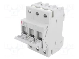 ETI POLAM Interruptor de fusible D01, 3 polos, 10A, 400VAC