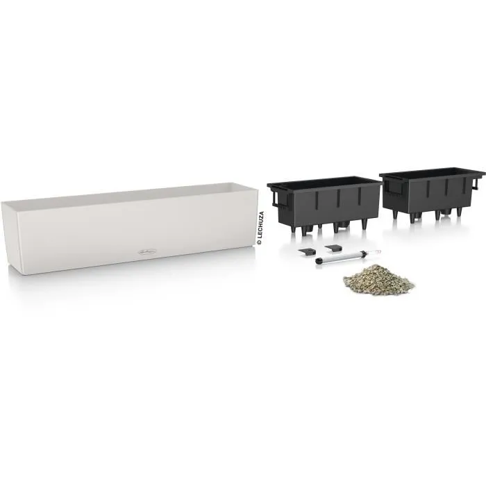 Lechuza 15707 Jardinera Balconera Color 80 Gris Claro 12 L