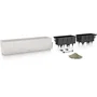 Lechuza 15707 Jardinera Balconera Color 80 Gris Claro 12 L