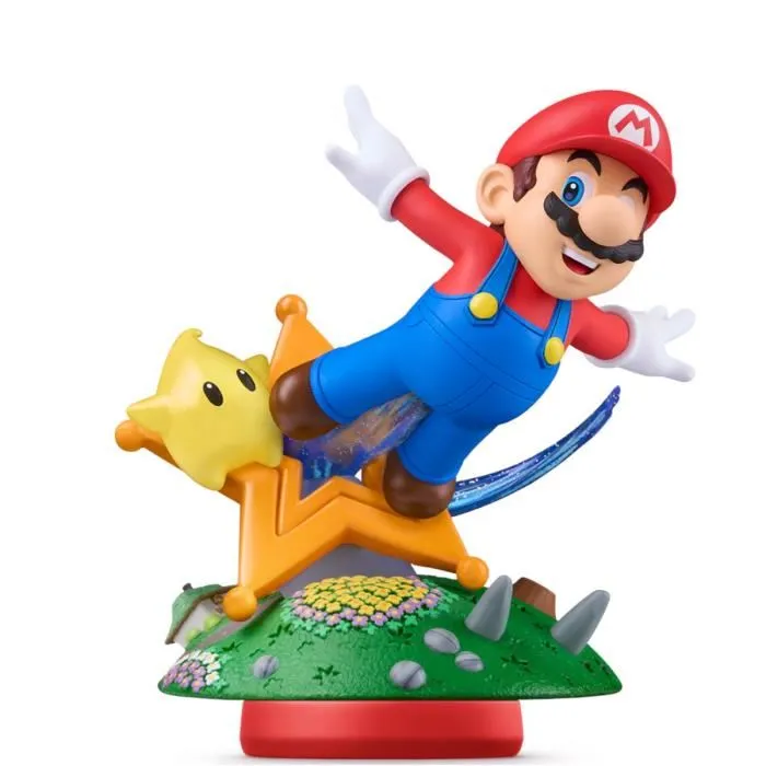 Nintendo Amiibo Figura de Mario y Luma - Colección Super Mario NINAMIMARIOLUNA