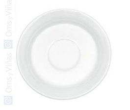 VILLEROY & BOCH Corpo Platillo Moca 12 cm - Plato Llanos de Vajilla Colección Corpo Blanco (Set de 12)
