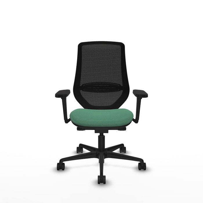 PIQUERAS Y CRESPO Silla de oficina Mardos Verde esmeralda y Negro