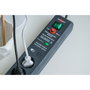 Brennenstuhl Secure-Tec Regleta de 6 tomas con protección contra sobretensiones, 3m, Antracita