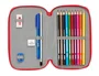 Safta Estuche Escolar Doble Pequeño PJ Masks Ready 28 piezas