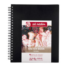 Talens Art Creation Bloc de Papel para Esbozo Espiral 21.5x28cm 80 Hojas