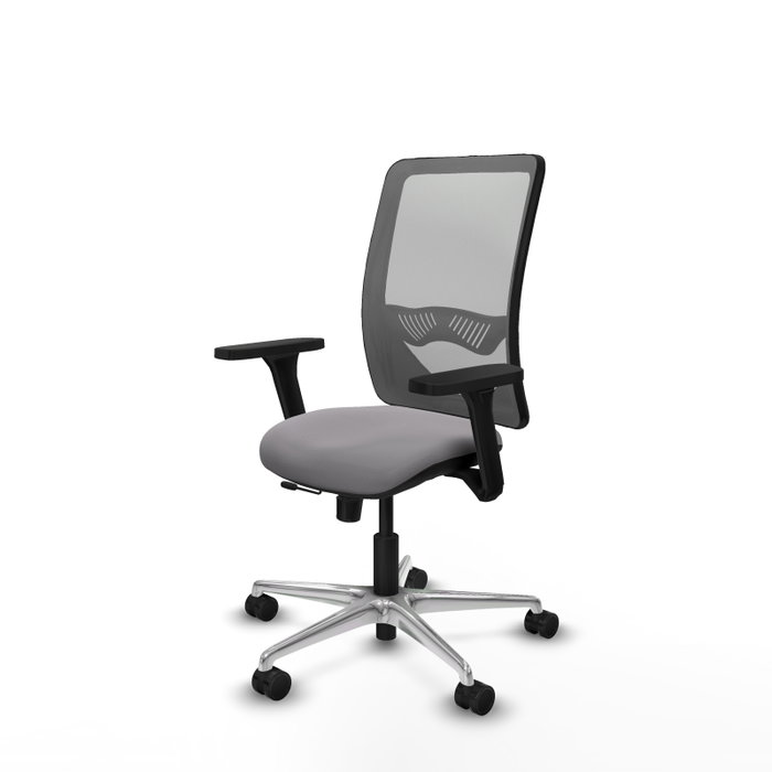 PIQUERAS Y CRESPO Silla de oficina Zulema Gris con Mecanismo Sincro/Traslack PIQUERAS Y CRESPO Silla de oficina Zulema Gris con Mecanismo Sincro/Traslack