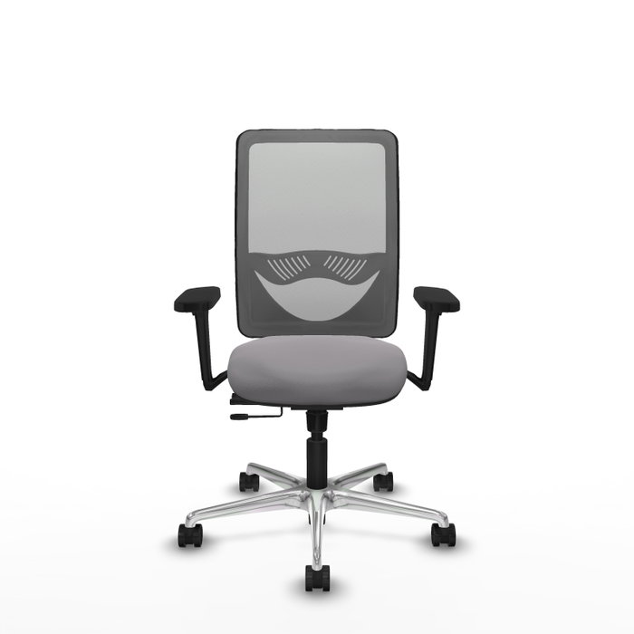 PIQUERAS Y CRESPO Silla de oficina Zulema Gris con Mecanismo Sincro/Traslack PIQUERAS Y CRESPO Silla de oficina Zulema Gris con Mecanismo Sincro/Traslack