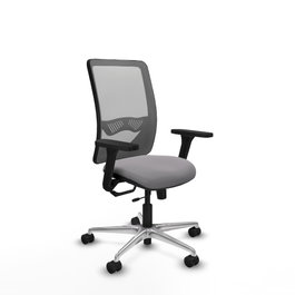 PIQUERAS Y CRESPO Silla de oficina Zulema Gris con Mecanismo Sincro/Traslack