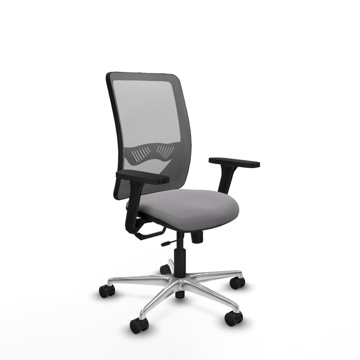 PIQUERAS Y CRESPO Silla de oficina Zulema Gris con Mecanismo Sincro/Traslack PIQUERAS Y CRESPO Silla de oficina Zulema Gris con Mecanismo Sincro/Traslack