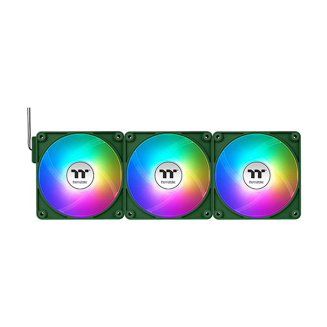 Thermaltake CT140 EX Ventilador PC 140mm ARGB Sync Racing Green 3 Unidades
