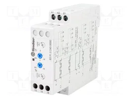 FINDER Relé de tiempo 0,05s÷10 días SPDT 250VAC/16A 24÷240VAC