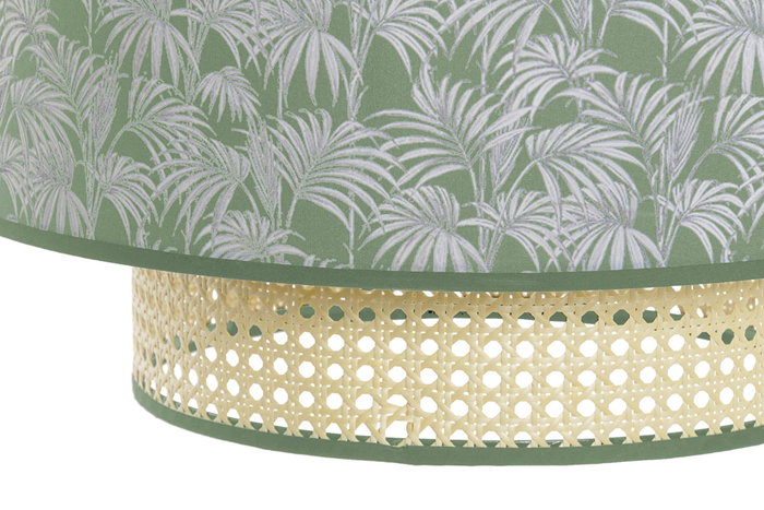 DKD Home Decor Colonial Lámpara de Techo Verde Blanco 46 x 25 x 46 cm