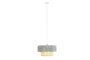 DKD Home Decor Colonial Lámpara de Techo Verde Blanco 46 x 25 x 46 cm