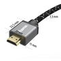 Cable HDMI Hama 00205240 Negro Gris 3 m