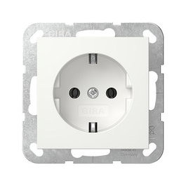 GIRA 418827 SCHUKO System 55 Enchufe Blanco 220-250V 50/60Hz 5-35°C 32mm