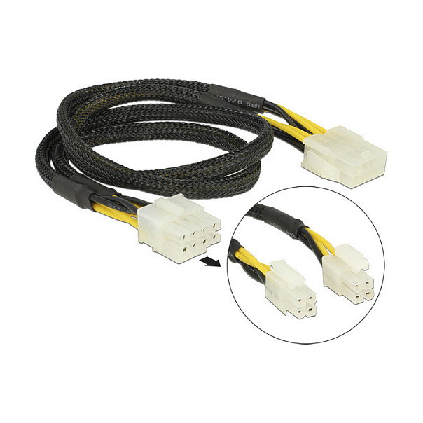 DeLOCK 83653 Cable de alimentación interno EPS 8 pin DeLOCK 83653 Cable de alimentación interno EPS 8 pin