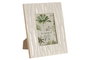 DKD Home Decor Marco de Fotos 13x18 Mango y Cristal Blanco Lacado