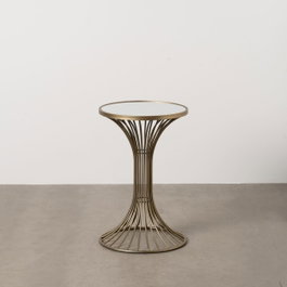 Ixia Mesita Oro Metal 42 x 42 x 65 cm