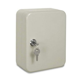Benson Armario metálico portallaves para 20 llaves, Beige