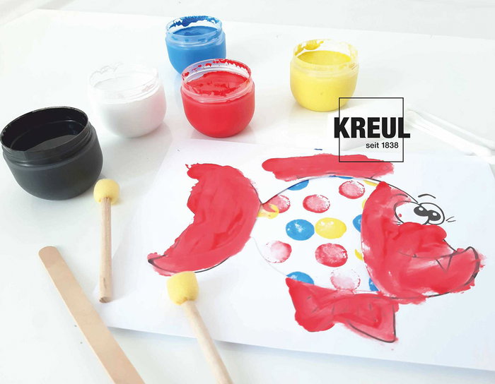 Kreul Kit pintura MUCKI Pintamos púas, pelo y escamas