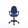 PIQUERAS Y CRESPO Silla de oficina Aýna Azul marino con mecanismo Asincro