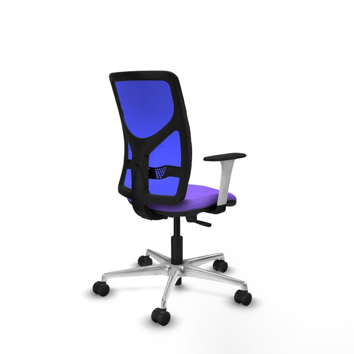 PIQUERAS Y CRESPO Silla de oficina Motilla con mecanismo Sincro, Lila y Azul PIQUERAS Y CRESPO Silla de oficina Motilla con mecanismo Sincro, Lila y Azul