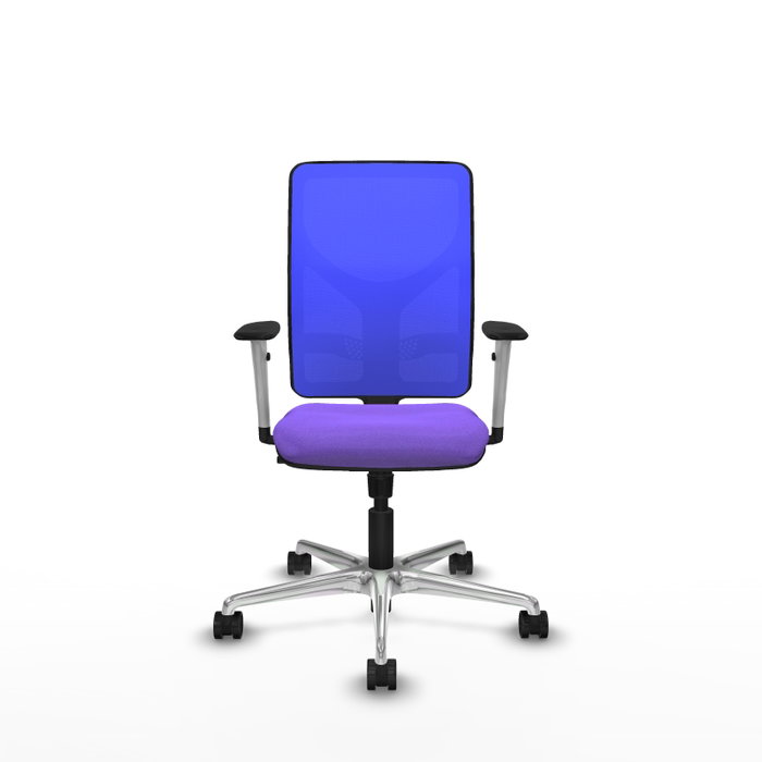 PIQUERAS Y CRESPO Silla de oficina Motilla con mecanismo Sincro, Lila y Azul PIQUERAS Y CRESPO Silla de oficina Motilla con mecanismo Sincro, Lila y Azul