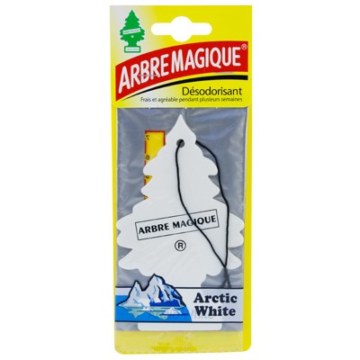 Arbre Magique Perfumador Ambientador CS12 PER90510, Aroma Pino Arctic White, Fragancia Fresca para Hogar y Coche