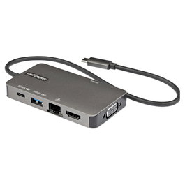 StarTech.com Adaptador Multiportas USB-C con HDMI 4K, VGA y Ethernet