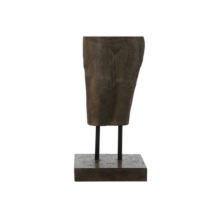 DKD Home Decor Figura de Cemento Diosa Javanesa Gris Oscuro