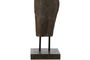 DKD Home Decor Figura 23 Diosa Javanesa de Cemento Gris Oscuro 35 x 120 x 40 cm